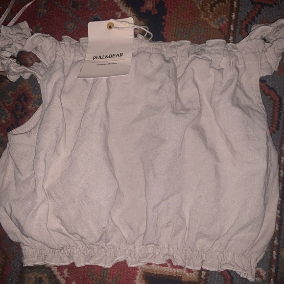 Pull&Bear Cropped Off the Shoulder Tank - Picture 2 of 5